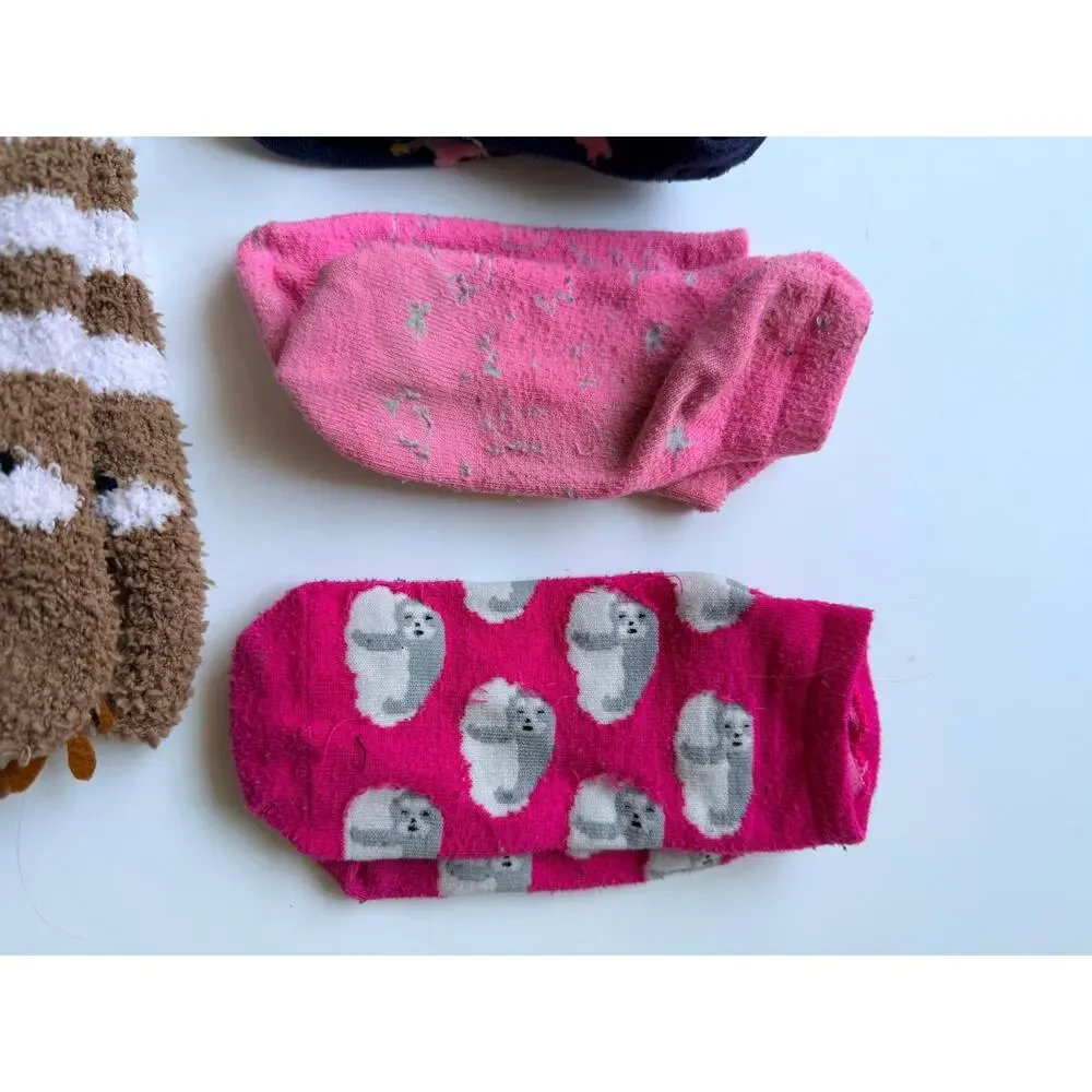 Girls Fun Sock Bundle: Athletic, Ankle, & Reindeer Socks!